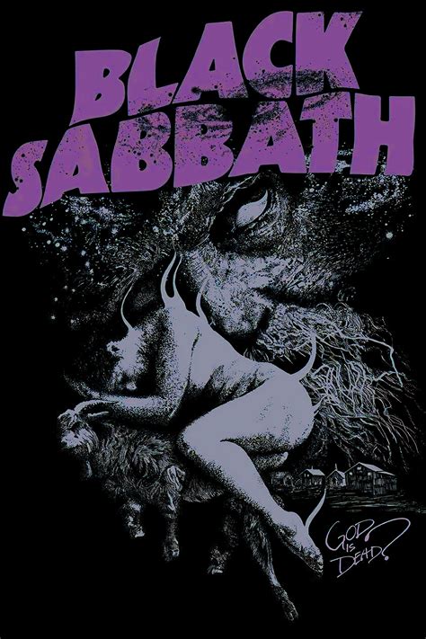 Black Sabbath God Is Dead Promo Rock Poster Reproduction 12x18
