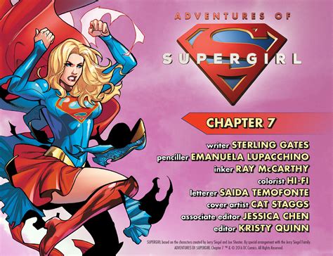 Read Online Adventures Of Supergirl Comic Issue 7