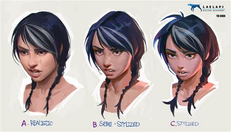 Artstation Paint Face Different Style Tb Choi Digital Painting
