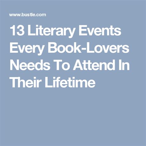 13 Literary Events Every Book Lovers Needs To Attend In Their Lifetime