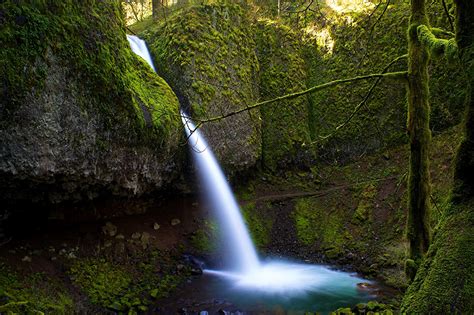 Wallpaper Usa Oregon Nature Waterfalls