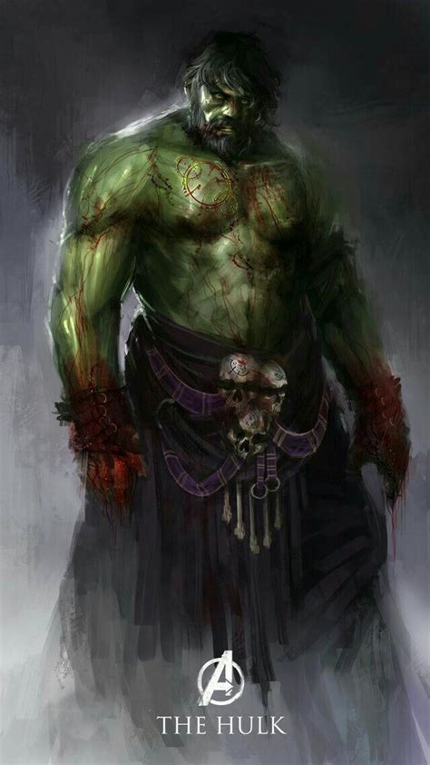 Orc Barbarian Hulk The Avengers Fan Art Avengers Avengers