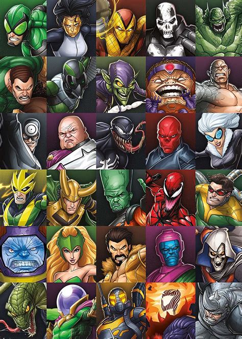 Marvel Comics Villains Collage Board Game At Mighty Ape Nz