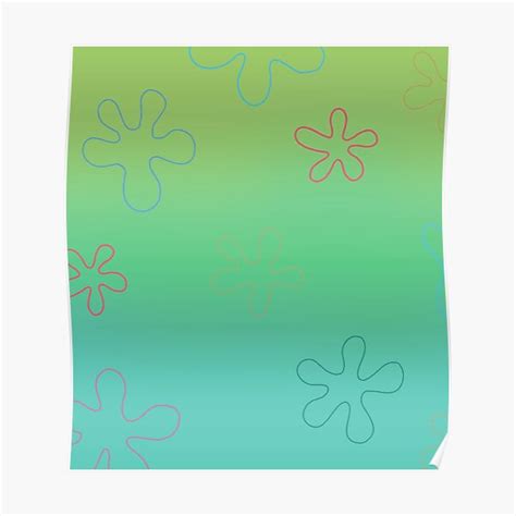 Spongebob Flowers Posters Redbubble