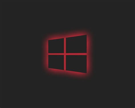 1280x1024 Resolution Windows 10 Logo Red Neon 1280x1024 Resolution