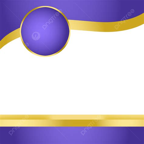 Elegant Outer Frame Purple Gold Business Border Elegant Outer Purple