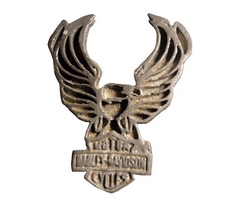 Harley Davidson Eagle Vintage Pin Lapel Badge Brooch T Etsy