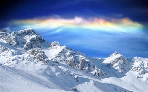 Winter Mountains Desktop Wallpaper Wallpapersafari