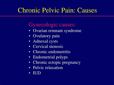 Ppt Chronic Pelvic Pain Cpp Powerpoint Presentation Free Download