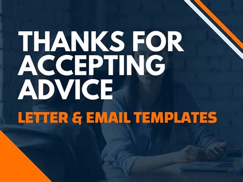 Thanks For Accepting Advice 7 Letter And Email Samples Writolay