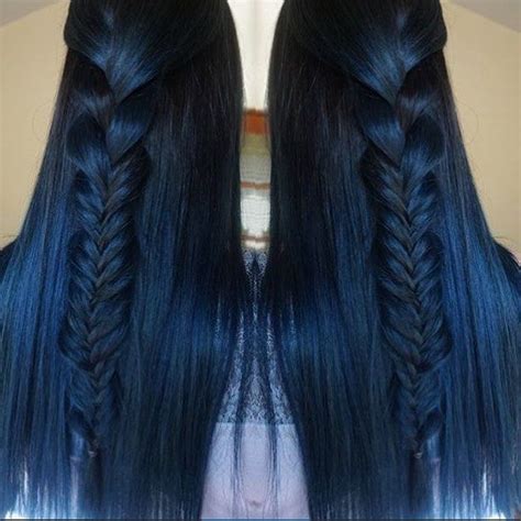 25 Midnight Blue Hair Ideas That Will Inspire Your Next