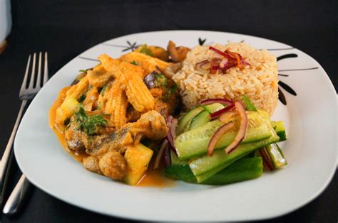 It's filled with the goodness of. Vegetable Thai Red Curry served with Coconut Basmati Rice ...