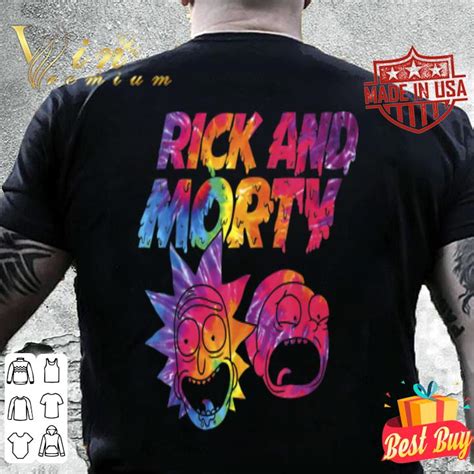 Spreading positivity & good vibes through wearable art! Rick And Morty - Rick And Morty Tie Dye Drip shirt, hoodie, sweater, longsleeve t-shirt