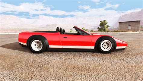 Tons of power, hard to handle and mean looking. Civetta Bolide cabrio v2.0 pour BeamNG Drive