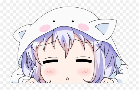 Chibi Anime Cute Sticker Otaku Sleeping Loli Overlay Hd Png