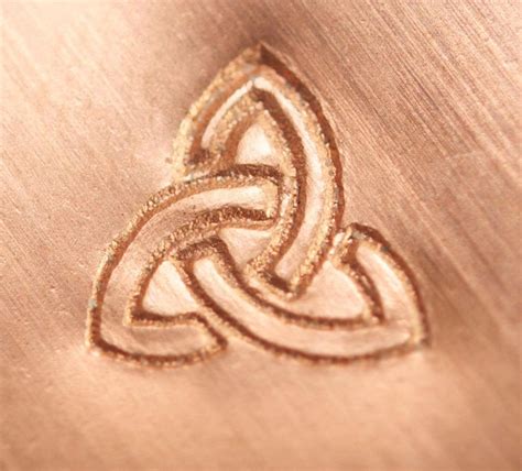 Triquetra Trinity Knot Steel Stamp 116 15 Mm Etsy