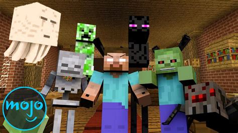 Top 10 Deadly Minecraft Mobs Youtube