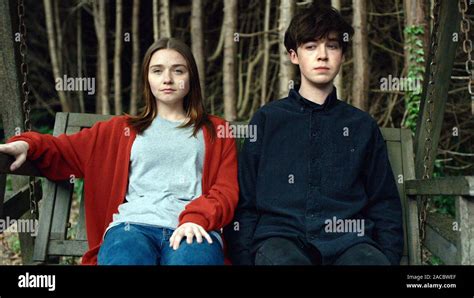 Jessica Barden And Alex Lawther In The End Of The Fing World 2017