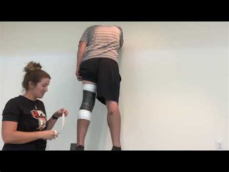 Knee Hyperextension Taping Youtube