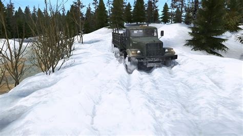 Скачать Карта Proving Snow версия 1 для Spintires Mudrunner V250221