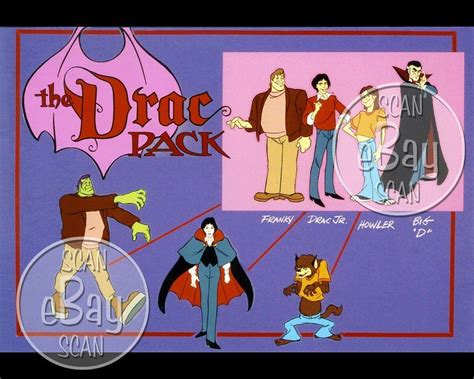 Rare Drak Pack Cartoon Tv Photo 1 Hanna Barbera Studios Drak Jr