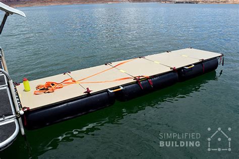 Diy Portable Floating Dock Simplified Building