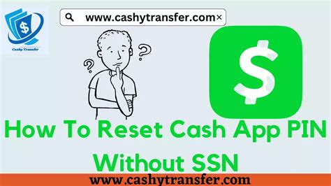 How To Reset Cash App Pin Without Ssn