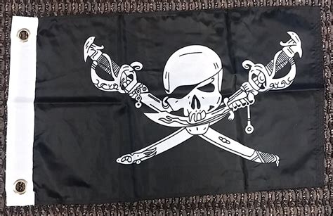 Brethren Of The Coast Polyester 12x18 Inch Flag Pirate Ship Banner