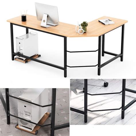 Free delivery and returns on ebay plus items for plus members. Fdit Gaming Desk,Game Table,Modern L‑Shaped Corner Office ...