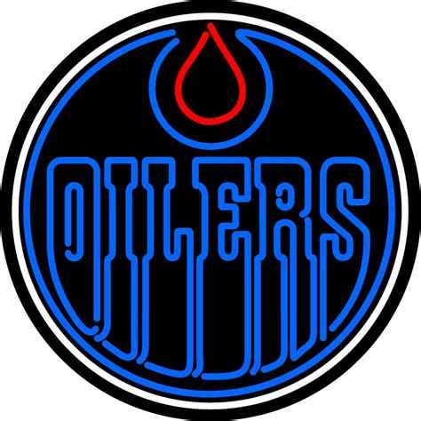 Neon Oilers Edmonton Oilers Oilers Oilers Hockey