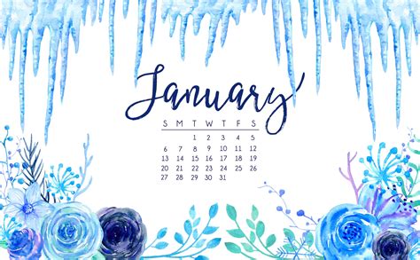 🔥 Download January Hd Calendar Wallpaper By Jesusford Cute