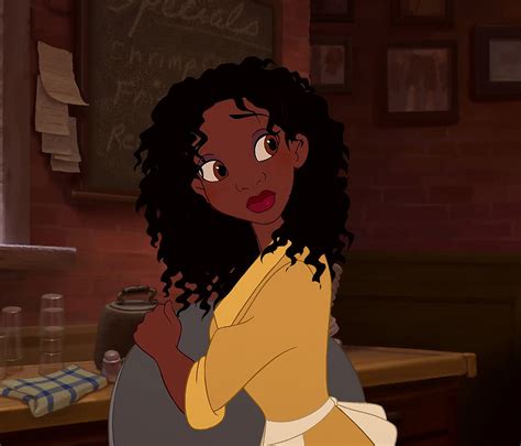 Curly housewife cartoon character set containing 75 poses. Buzzfeed Reimagines Disney's Princess Tiana with Loose ...