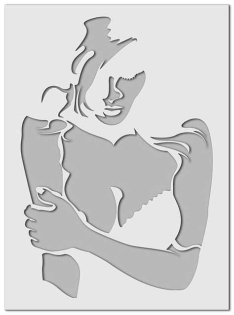 Girls Panovector Dxf Cdrsvg For Cnc Vector File Digital Etsy Silhouette Art Stencil