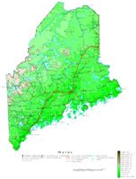 Maine Printable Map