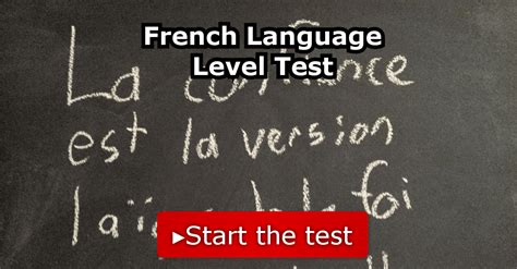 French Language Level Test