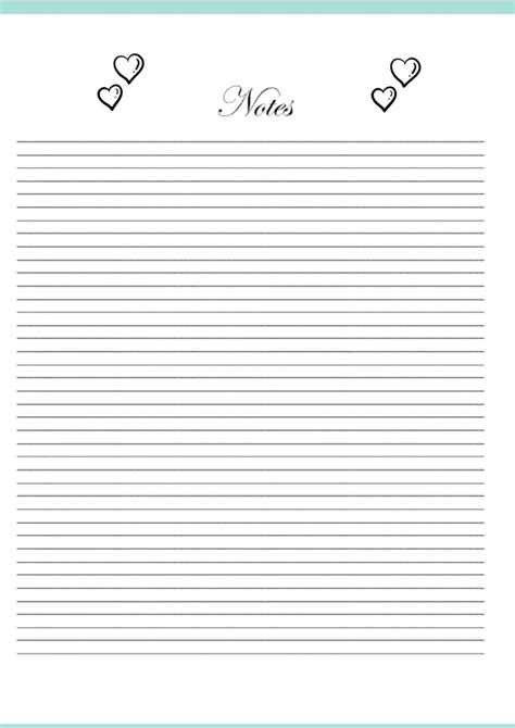 Notes Planner Daily Notes Daily Planner Notes Printable Etsy
