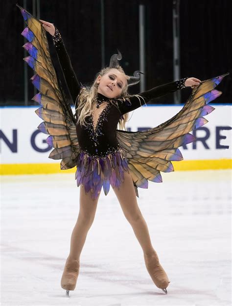 Maleficent Custom Made Artistic Figure Skating Dress G Figure Skating