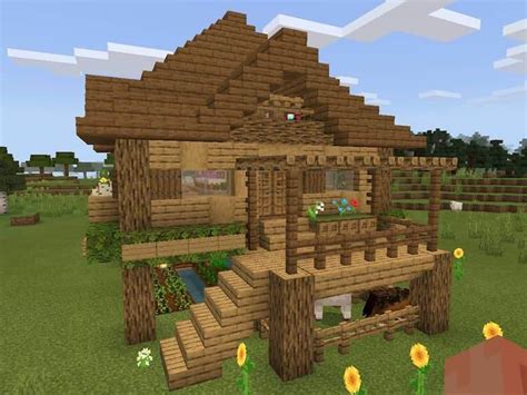 How To Build A Starter House In Minecraft Builders Villa