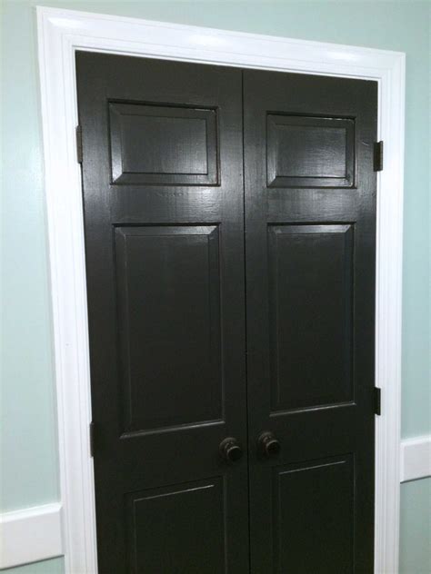 Does your entry look like this one (below)? Black Doors and White Trim: Easy Project, Big Impact ...
