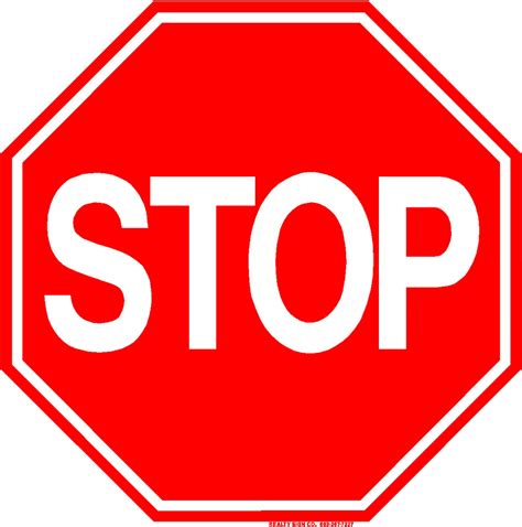 Stop Sign Png Clip Art Library