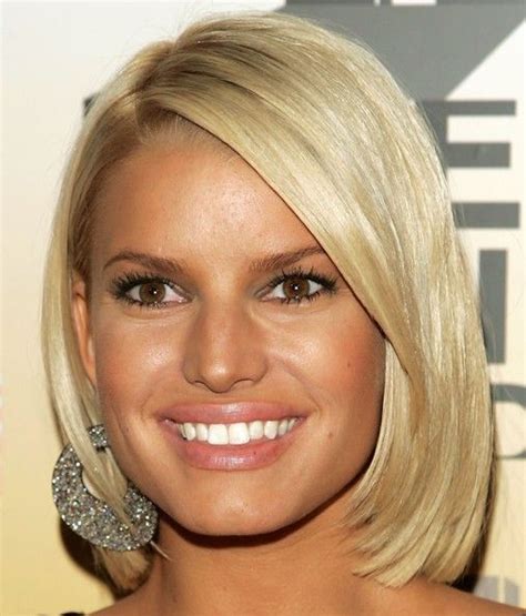 Jessica Simpson Bob Blonde Bob Haircut Bob Hairstyles Short Wigs