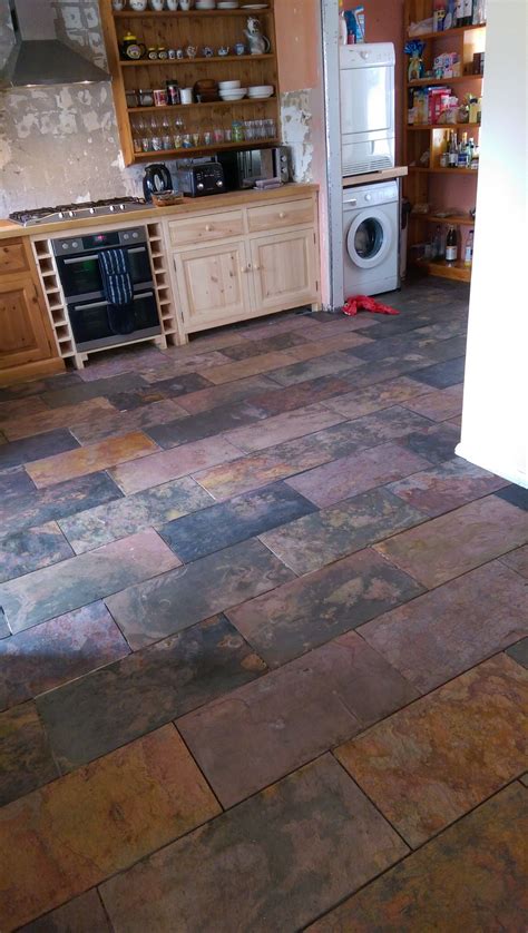 Multicolour Slate Tiles 600 X 300 Rustic Stone Flooring Uk Huge