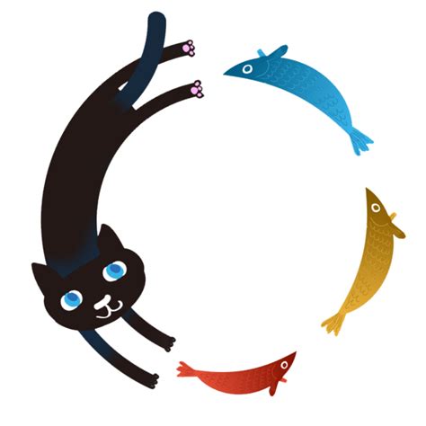Cat, fish, icon. on Behance | Fish icon, Cats, Icon