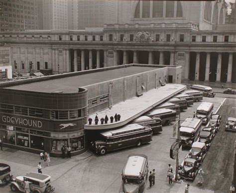Greyhound Bus Terminal New York City 1936 Thewaywewere