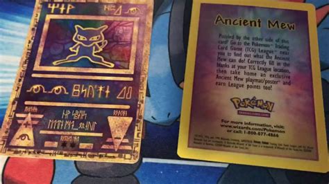 Did anyone else ever get the muk card that was made of uranium? How to decode the Ancient Mew card - YouTube