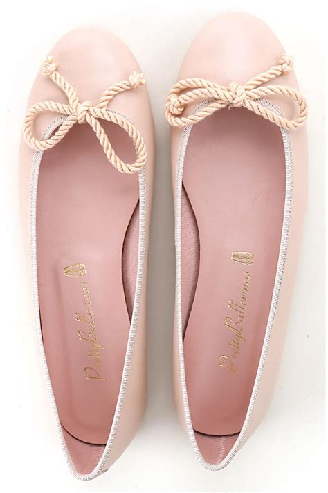 Pretty Ballerinas Leather Ballet Flats Ballerina Shoes For Women On