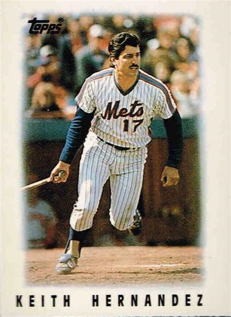 Keith Hernandez 53 Prices 1986 Topps Mini League Leaders Baseball