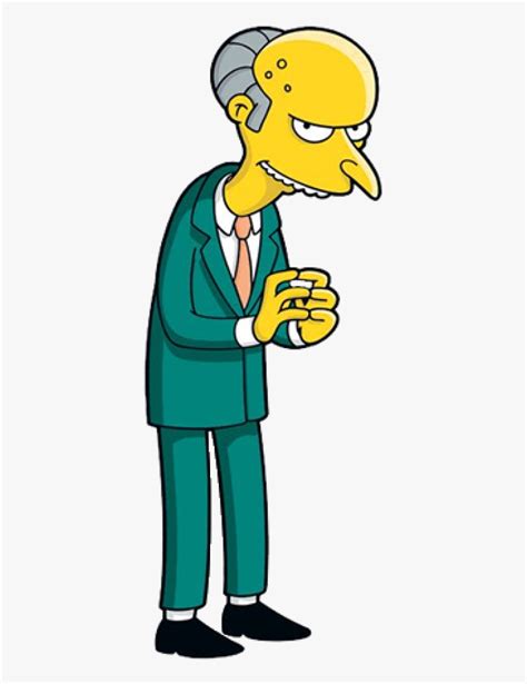 Mr Burns Simpsons Hd Png Download Kindpng
