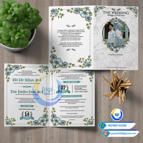 100 Download Template Desain Undangan Pernikahan Custome Elegan Cdr