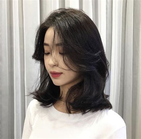 30 Korean Medium Length Hairstyle Mannatpipa